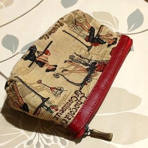 La Prunelle Vintage upholstery make up bag/pencil case